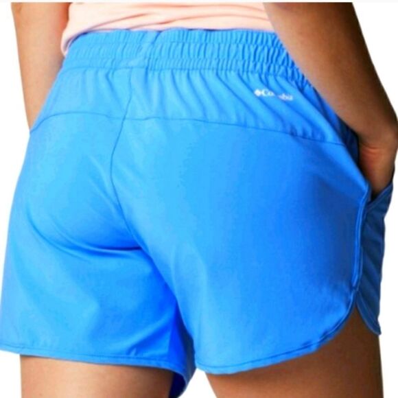 Columbia Omni-Shade Women's Bogata Bay Stretch Shorts Blue XL -Q - Picture 8 of 9